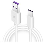 Huawei Original Quick Charger USB-C Data Cable 5A 1m White (Service Pack) - (04072007)