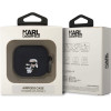 Karl Lagerfeld 3D Logo NFT Karl and Choupette Silicone Case for AirPods 3 Black - (KLA3RUNKC)