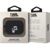 Karl Lagerfeld 3D Logo NFT Karl and Choupette Silicone Case for AirPods Pro 2 Black - (KLAP2RUNKC)