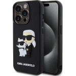 Karl Lagerfeld 3D Rubber Karl and Choupette Case for iPhone 13 Pro Black - (KLHCP13L3DRKCNK)