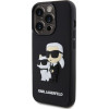Karl Lagerfeld 3D Rubber Karl and Choupette Case for iPhone 13 Pro Black - (KLHCP13L3DRKCNK)