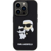 Karl Lagerfeld 3D Rubber Karl and Choupette Case for iPhone 13 Pro Black - (KLHCP13L3DRKCNK)