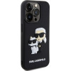 Karl Lagerfeld 3D Rubber Karl and Choupette Case for iPhone 13 Pro Black - (KLHCP13L3DRKCNK)