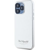 Karl Lagerfeld Grained PU Hotel RSG Case for iPhone 15 Pro Max Grey - (KLHCP15XPGWCMKHG)