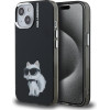 Karl Lagerfeld IML Aquarelle Choupette Case for iPhone 15 Black - (KLHCP15SHMCHAQK)
