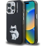Karl Lagerfeld IML Aquarelle Choupette Case for iPhone 15 Pro Black - (KLHCP15LHMCHAQK)