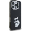 Karl Lagerfeld IML Aquarelle Choupette Case for iPhone 16 Pro Black - (KLHCP16LHMCHAQK)