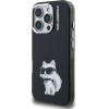 Karl Lagerfeld IML Aquarelle Choupette Case for iPhone 16 Pro Max Black - (KLHCP16XHMCHAQK)