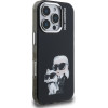 Karl Lagerfeld IML Aquarelle Karl and Choupette Case for iPhone 16 Pro Max Black - (KLHCP16XHMKCAQK)