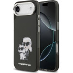 Karl Lagerfeld IML Aquarelle Karl and Choupette Case for iPhone Air Black - (KLHMP17MHMKCAQOK)
