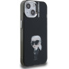 Karl Lagerfeld IML Aquarelle Karl Case for iPhone 15 Black - (KLHCP15SHMKIAQK)