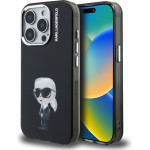 Karl Lagerfeld IML Aquarelle Karl Case for iPhone 15 Pro Black - (KLHCP15LHMKIAQK)