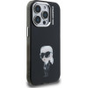 Karl Lagerfeld IML Aquarelle Karl Case for iPhone 15 Pro Black - (KLHCP15LHMKIAQK)