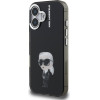 Karl Lagerfeld IML Aquarelle Karl Case for iPhone 16 Black - (KLHCP16SHMKIAQK)