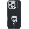 Karl Lagerfeld IML Aquarelle Karl Case for iPhone 16 Pro Black - (KLHCP16LHMKIAQK)