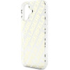 Karl Lagerfeld IML Electroplated Repeated Logo Case for iPhone 16 Gold - (KLHCP16SHKFOEMD)