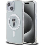 Karl Lagerfeld IML Ikonik MagSafe Case for iPhone 15 Transparent - (KLHMP15SHFCKNOT)