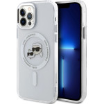 Karl Lagerfeld IML K&CH Heads Metal Frame MagSafe Case for iPhone 12/12 Pro Transparent - (KLHMP12MHLSKCH)