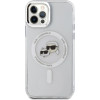Karl Lagerfeld IML K&CH Heads Metal Frame MagSafe Case for iPhone 12/12 Pro Transparent - (KLHMP12MHLSKCH)
