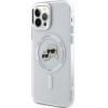 Karl Lagerfeld IML K&CH Heads Metal Frame MagSafe Case for iPhone 12/12 Pro Transparent - (KLHMP12MHLSKCH)