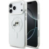 Karl Lagerfeld IML K&CH Heads Metal Frame MagSafe Case for iPhone 17 Pro Max Transparent - (KLHMP17XHLSKCH)