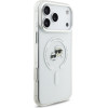 Karl Lagerfeld IML K&CH Heads Metal Frame MagSafe Case for iPhone 17 Pro Max Transparent - (KLHMP17XHLSKCH)