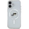 Karl Lagerfeld IML K&CH Heads Metal Frame MagSafe Case for iPhone 17 Transparent - (KLHMP17SHLSKCH)