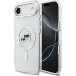 Karl Lagerfeld IML K&CH Heads Metal Frame MagSafe Case for iPhone Air Transparent - (KLHMP17MHLSKCH)