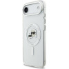 Karl Lagerfeld IML K&CH Heads Metal Frame MagSafe Case for iPhone Air Transparent - (KLHMP17MHLSKCH)