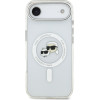 Karl Lagerfeld IML K&CH Heads Metal Frame MagSafe Case for iPhone Air Transparent - (KLHMP17MHLSKCH)