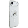 Karl Lagerfeld IML K&CH Heads Metal Frame MagSafe Case for iPhone Air Transparent - (KLHMP17MHLSKCH)