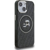 Karl Lagerfeld IML K&CH Heads Repeated Logo MagSafe Case for iPhone 15 Black - (KLHMP15SHMKBKCHK)