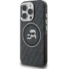 Karl Lagerfeld IML K&CH Heads Repeated Logo MagSafe Case for iPhone 15 Pro Black - (KLHMP15LHMKBKCHK)