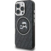 Karl Lagerfeld IML K&CH Heads Repeated Logo MagSafe Case for iPhone 16 Pro Black - (KLHMP16LHMKBKCHK)