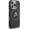 Karl Lagerfeld IML K&CH Heads Repeated Logo MagSafe Case for iPhone 16 Pro Black - (KLHMP16LHMKBKCHK)