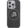 Karl Lagerfeld IML K&CH Heads Repeated Logo MagSafe Case for iPhone 16 Pro Max Black - (KLHMP16XHMKBKCHK)