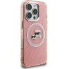 Karl Lagerfeld IML K&CH Heads Repeated Logo MagSafe Case for iPhone 16 Pro Max Pink - (KLHMP16XHMKBKCHP)