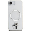 Karl Lagerfeld IML Karl and Choupette MagSafe Case for iPhone 16e Transparent - (KLHMPSE4HNKCIT)
