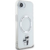 Karl Lagerfeld IML Karl and Choupette MagSafe Case for iPhone 16e Transparent - (KLHMPSE4HNKCIT)