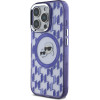 Karl Lagerfeld IML Monogram K&CH Heads MagSafe Case for iPhone 16 Pro Max Purple - (KLHMP16XHMCKMHU)