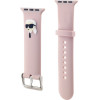 Karl Lagerfeld Karl Head NFT Watch Strap for Apple Watch 42/44/45/46/49 Pink - (KLAWLSLKNP)