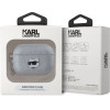Karl Lagerfeld PU Embossed Choupette Head Case for AirPods Pro 2 Silver - (KLAP2PGCHPS)