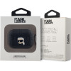 Karl Lagerfeld PU Embossed Karl Head Case for AirPods Pro Black - (KLAPPGKIPK)