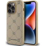 Karl Lagerfeld PU Karl Heads Pattern MagSafe Case for iPhone 14 Pro Max Beige - (KLHMP14XPGKHPHE)