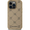 Karl Lagerfeld PU Karl Heads Pattern MagSafe Case for iPhone 14 Pro Max Beige - (KLHMP14XPGKHPHE)