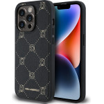 Karl Lagerfeld PU Karl Heads Pattern MagSafe Case for iPhone 14 Pro Max Black - (KLHMP14XPGKHPHK)