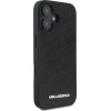 Karl Lagerfeld PU Quilted Pattern Case for iPhone 16 Black - (KLHCP16SPQKPMK)