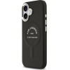 Karl Lagerfeld PU RSG Logo MagSafe Case for iPhone 17 Black - (KLHMP17SPSKRSGEK)