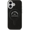 Karl Lagerfeld PU RSG Logo MagSafe Case for iPhone 17 Black - (KLHMP17SPSKRSGEK)
