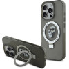 Karl Lagerfeld Ringstand Karl and Choupette MagSafe Case for iPhone 16 Pro Max Black - (KLHMP16XHMRSKCK)